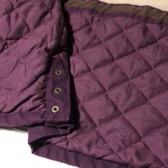 Womens Cabela’s Purple Chore Work Coat Sz Medium Barncore Farmcore Streetwear - Picture 5 of 11